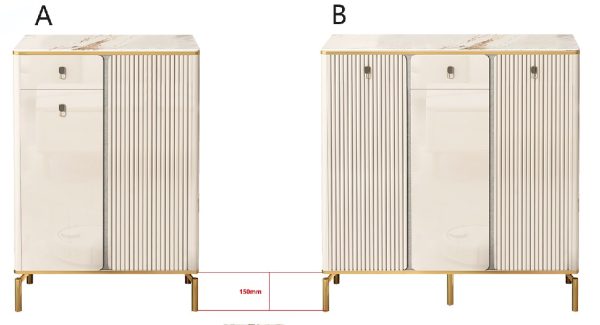 Shoe cabinet SC1644A (Sintered stone top)